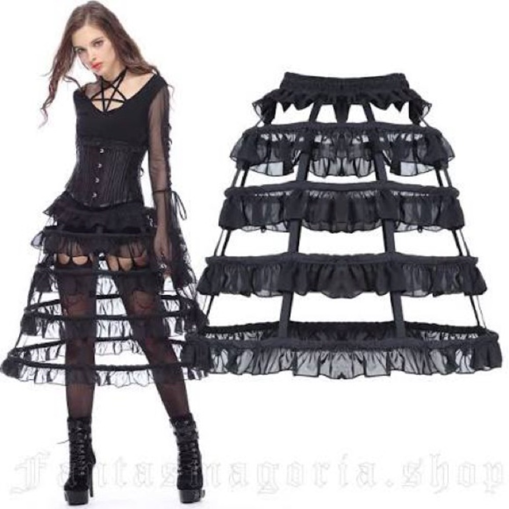 Dark in Love Aramantha Crinoline Skirt from Fantasmagoria
